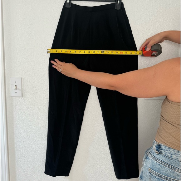 NWOT Bloomingdale’s Elastic Waist 100% Silk Petite Pants - Picture 4 of 14